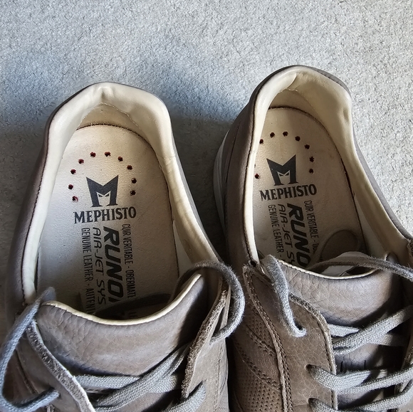 Mephisto Runoff Air-Jet System leather shoes sneakers Men's size 10.5 lace up - Picture 13 of 14